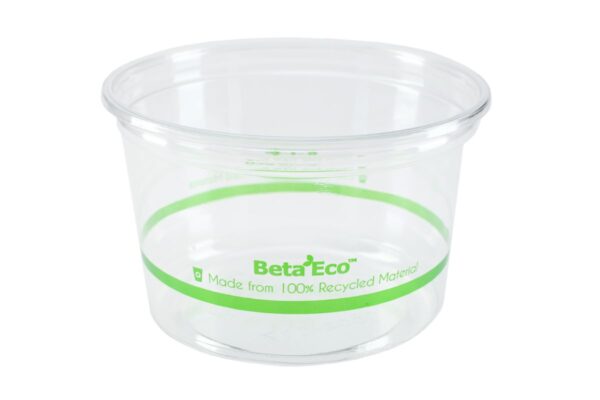 BetaEco RPET Green 16oz (500ml) Deli Container