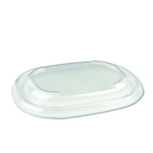 PET Lid for 620/770ml Pulp Oval Bowl 300/ctn