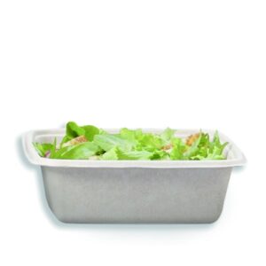 Sabert 6x9" 36oz (1000ml) Pulp Rectangle Tray
