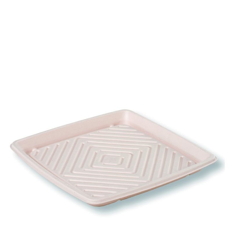 14" Square Pulp Platter 25/ctn
