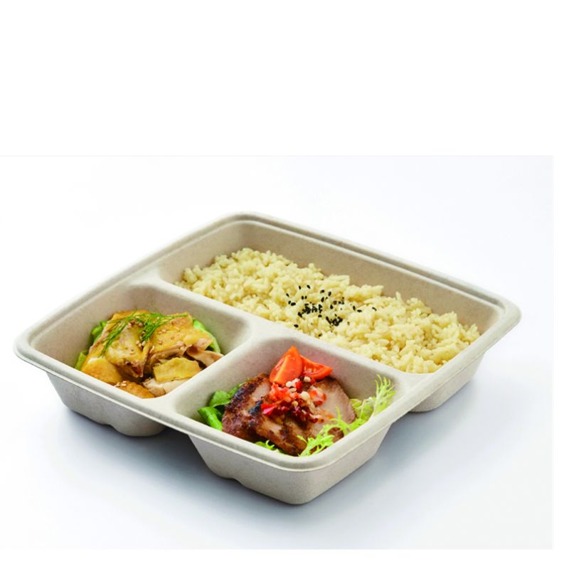 Sabert 9x9? 3 Compartment Pulp Tray