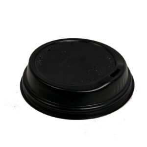 BetaEco BLACK Biodegradable lids 6-8oz (80mm)