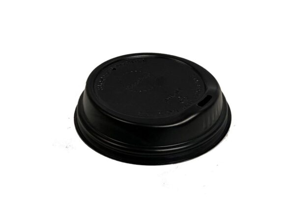 BetaEco BLACK Biodegradable lids 6-8oz (80mm)