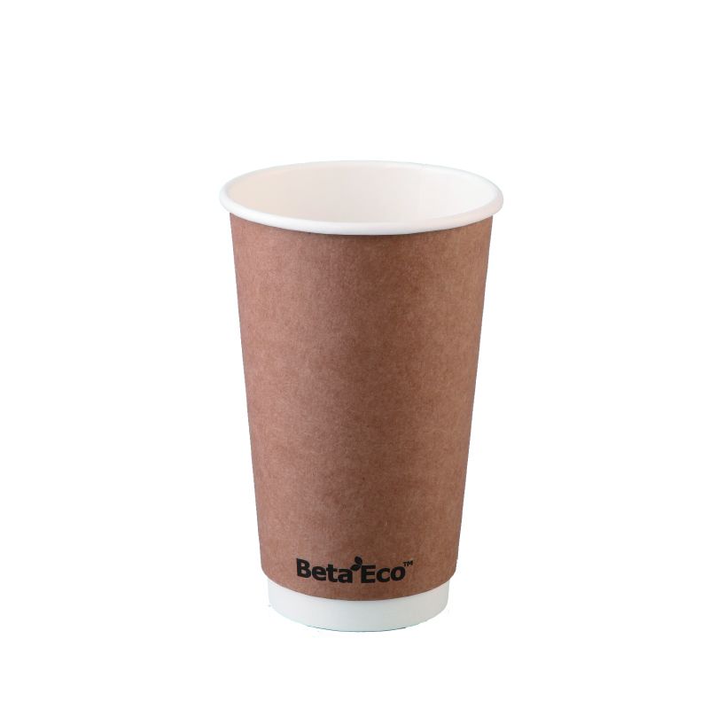 BetaEco SD Wall 16oz Kraft Coffee Cup (90mm)