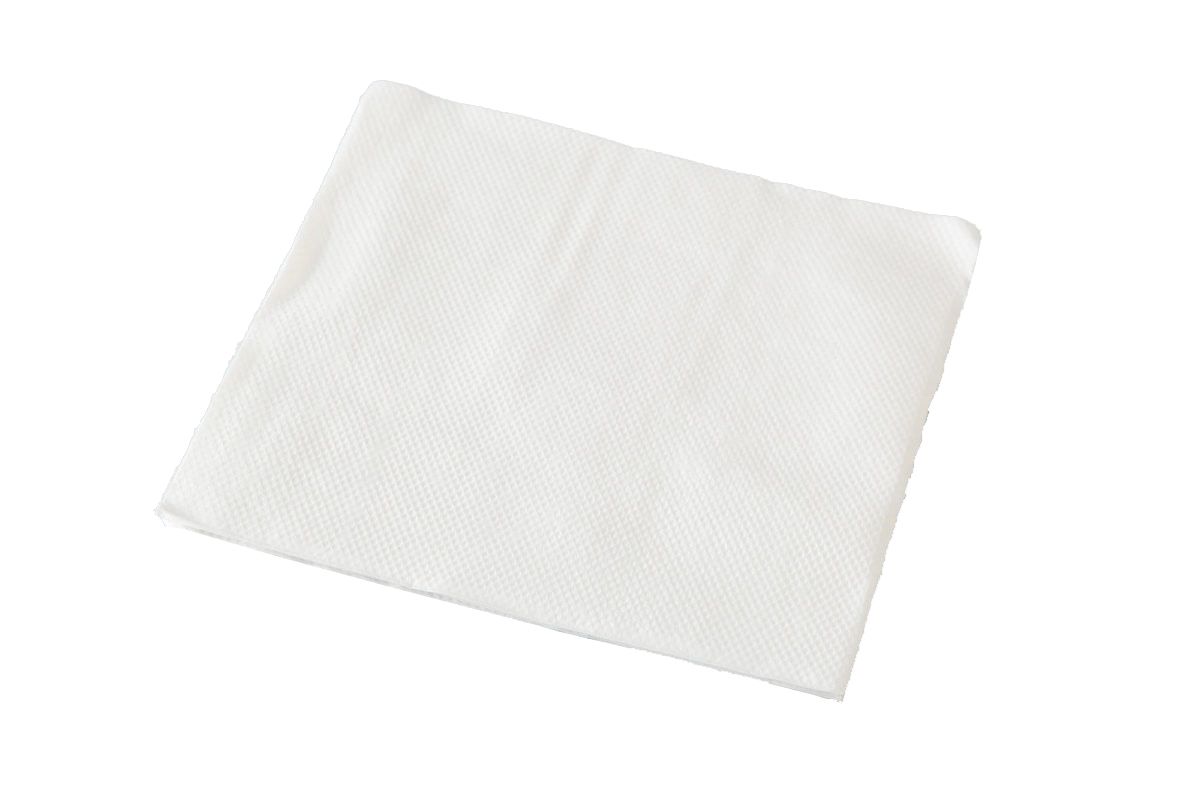 Culinaire 1 Ply Lunch White Napkin Quarter Fold