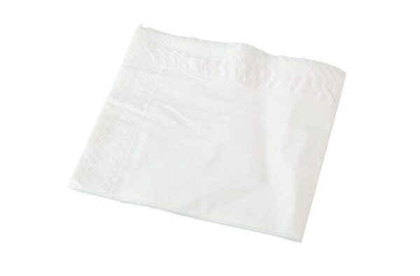 Culinaire 2 Ply White Luncheon Napkin Quarter Fold