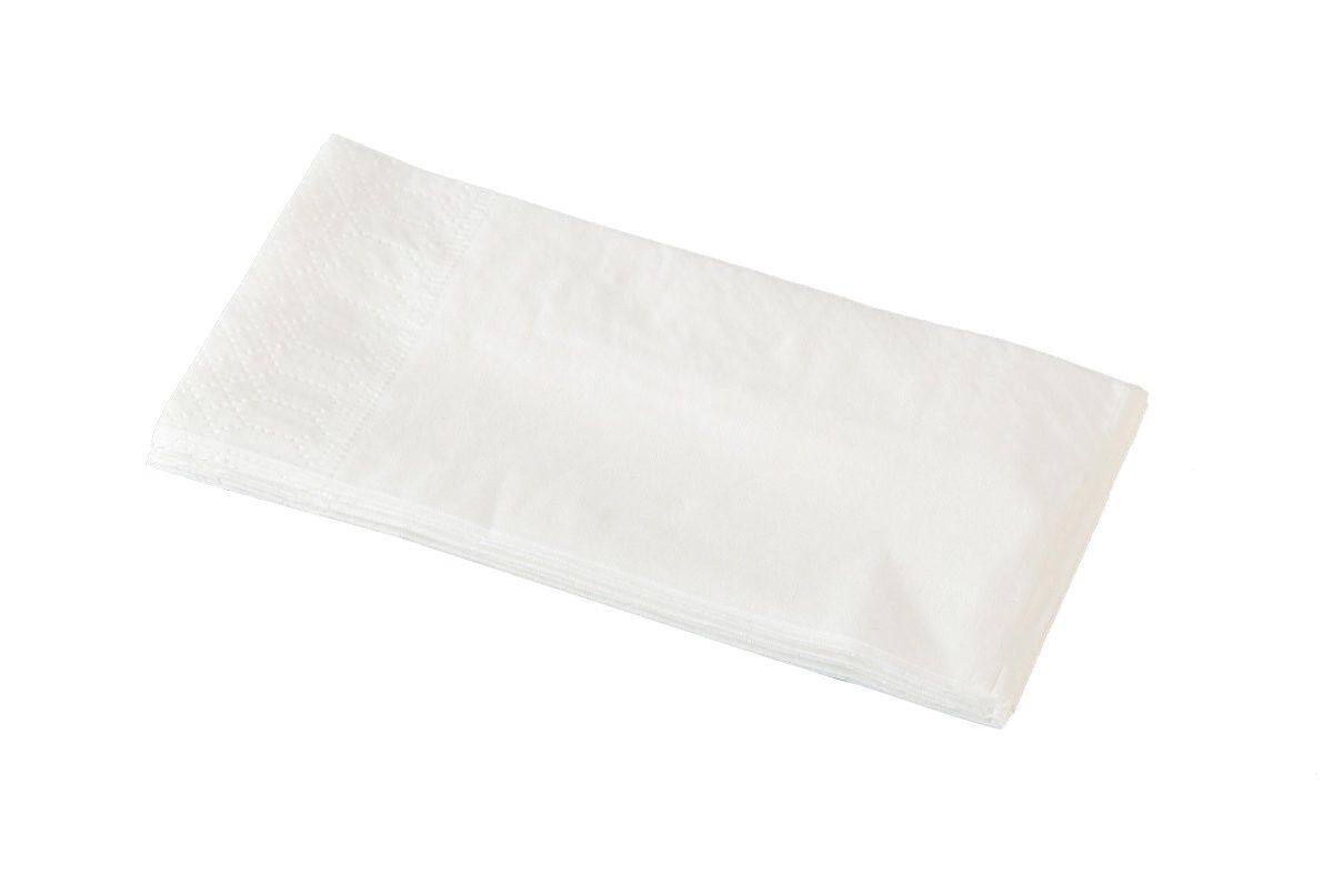 Culinaire 2 Ply White Luncheon Napkin GT Fold