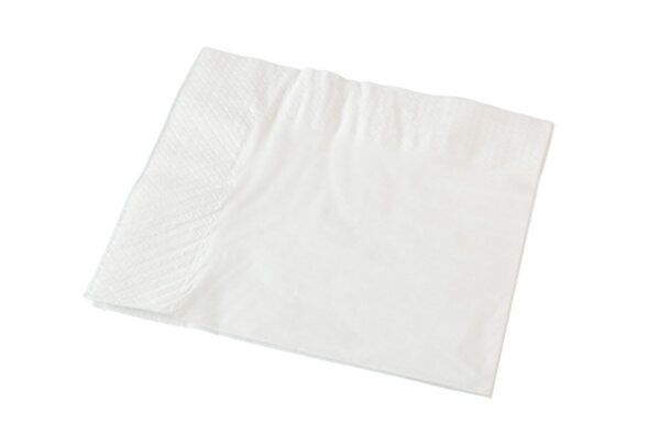 Culinaire 2 Ply White Dinner Napkin Quarter Fold