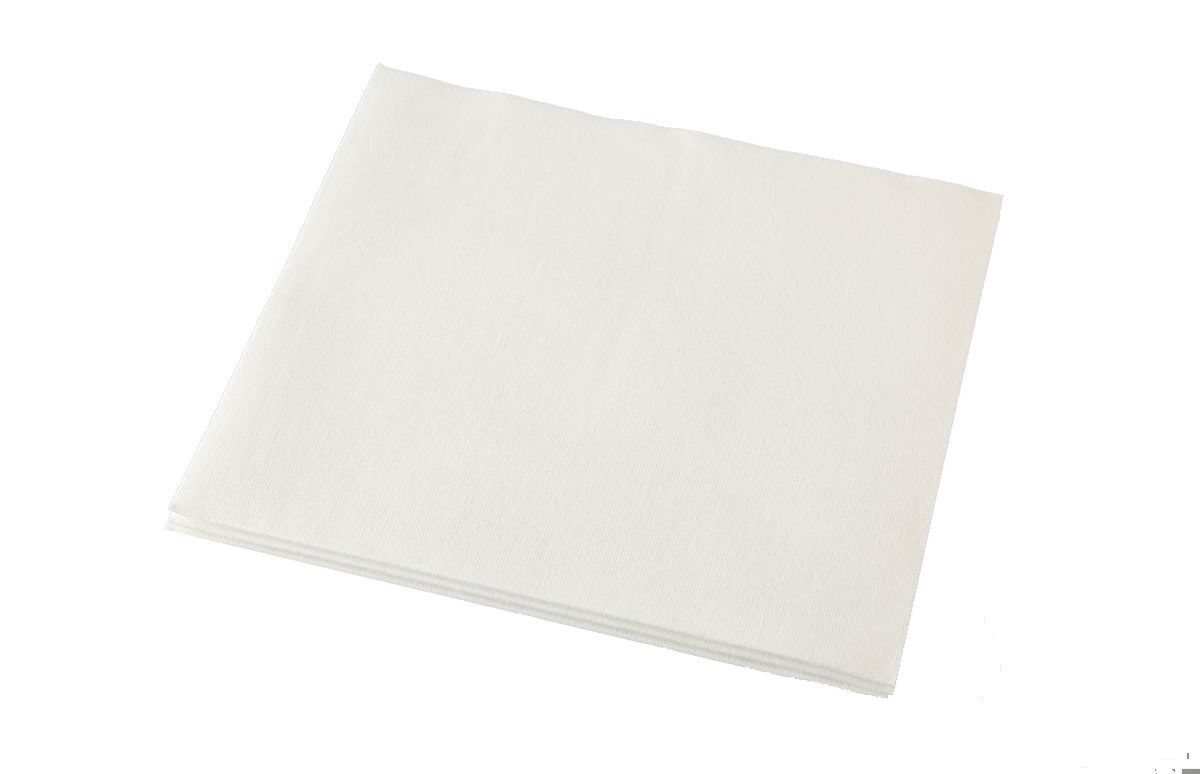 Culinaire Linen Look White Dinner Napkin Qtr Fold
