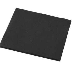 Culinaire Quilted Black Cocktail Napkin