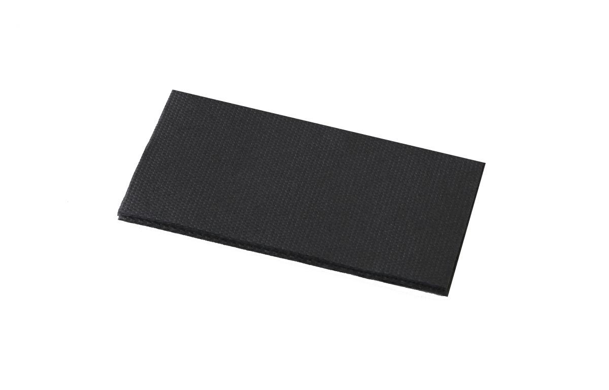 Culinaire Quilted Black Dinner Napkin GT Fold