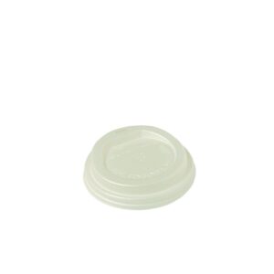 PLA White Compostable Lid (80mm)