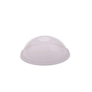 Dome Lid 55mm Hole for  12-24oz RPET Cups