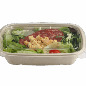 28oz / 800ml Sabert Rectangle Tray Lid - 6x8.5"