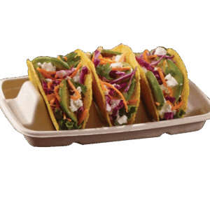 Sabert Taco Tray - 6x9"