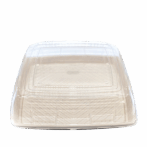 Cllear PET Lid for 16" Sabert Square Pulp Platter