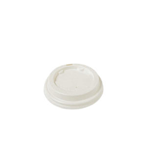 80mm Lid for 6-12oz Coffee Cups - White