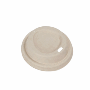 90mm Pulp Lid for 8-16oz Coffee Cups - White