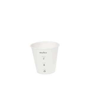 4oz PLA Single Wall Coffee Cup - White 62mm