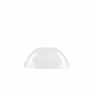 Dome Lid No Hole for RPET U-Shape Cups