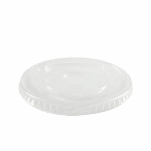 Flat Lid No Hole for RPET U-Shape Containers