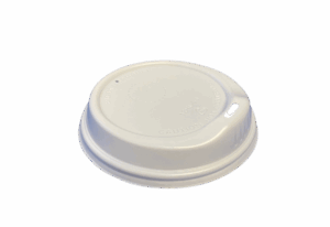 80mm Sipper Lid for 6-12oz Coffee Cups - White