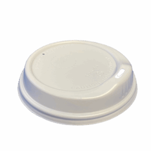 80mm Sipper Lid for 6-12oz Coffee Cups - White