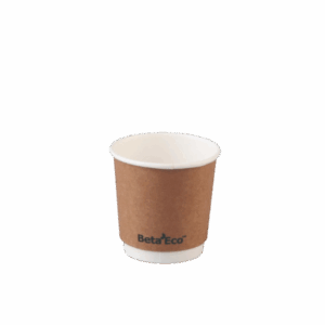4oz Double Wall Coffee Cup - Kraft 62mm