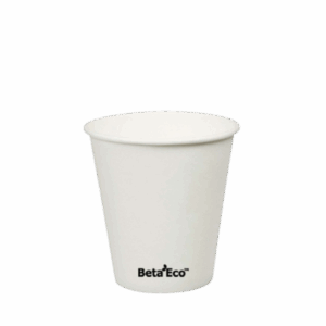 8oz Single Wall Coffee Cup - White 90mm