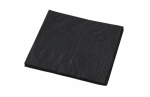 2 Ply Cocktail Napkin - Black
