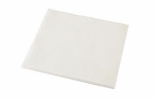 Linen Look Dinner Napkin - White Quarter Fold