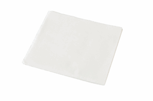 Quilted Lunch Napkin - White Quarter Fold