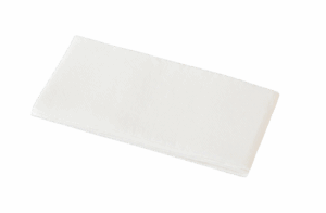 Quilted Lunch Napkin - White GT Fold