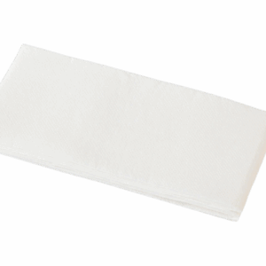 Quilted Lunch Napkin - White GT Fold