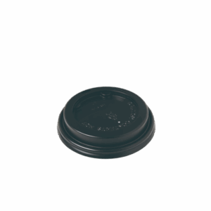90mm Lid for 8-16oz Coffee Cups - Black