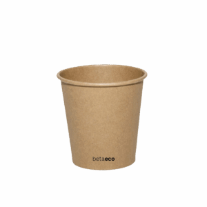 4oz Single Wall Coffee Cup - Kraft 62mm