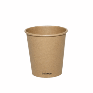 8oz Single Wall Coffee Cup - Kraft 90mm