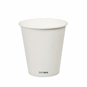 12oz Single Wall Coffee Cup - White 80mm