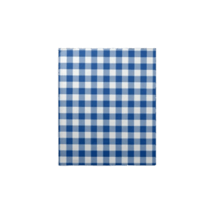 1/4 Cut Gingham Greaseproof Paper - Blue
