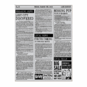 1/4 Cut Newsprint Greaseproof Paper