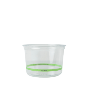 16oz / 500ml RPET Deli Container - Greenline