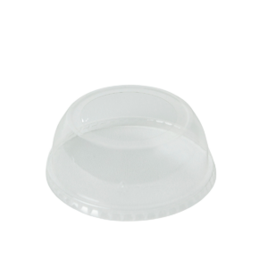 Dome Lid 55mm Hole for  12-24oz RPET Cups