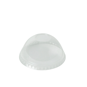 Dome Lid No Hole for 10oz RPET Cup