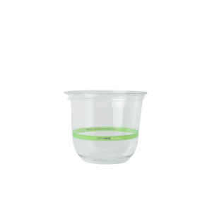 10oz / 295ml RPET U-Shape Cup - Greenline